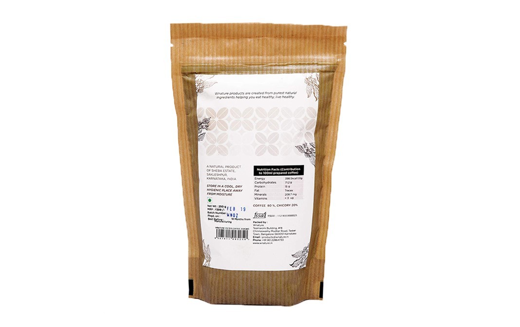 Wnature Rich Filter Coffee Powder    Pack  250 grams